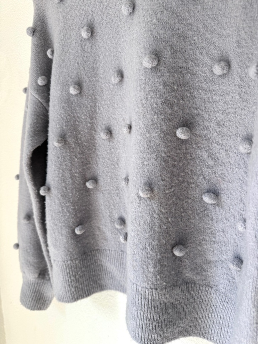 Madewell Brockton Wool-blend Bobble Sweater in lilac - Small - Picture 7 of 9